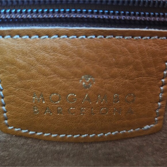 Mogambo Barcelona Genuine Leather Shoulder Bag Made in Spain Crossbody Boho Chic - Picture 13 of 16